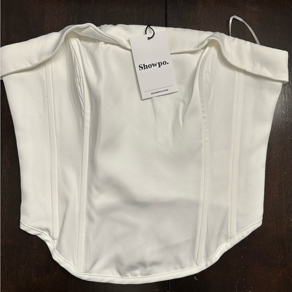 Super cute corset style top - brand new, never worn
